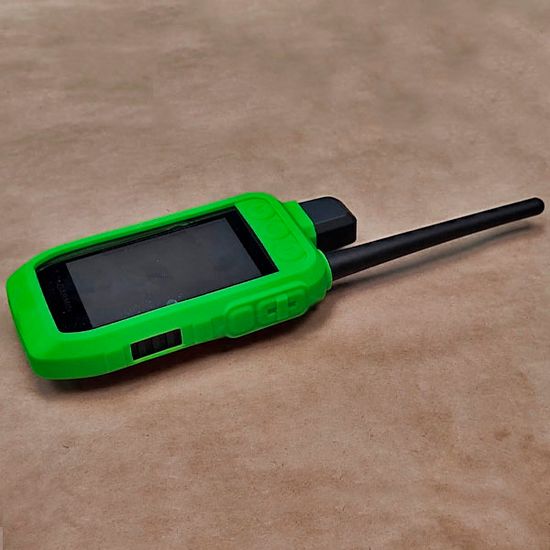 Чехол для Garmin Alpha 200i / 300i силиконовый , открытый gps приемник (Лайм)