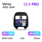 Teyes CC4 Pro 9" для Nissan Sunny, Versa 2012-2014