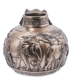 Veronese WS-1396 Ваза «Сафари - слоны»