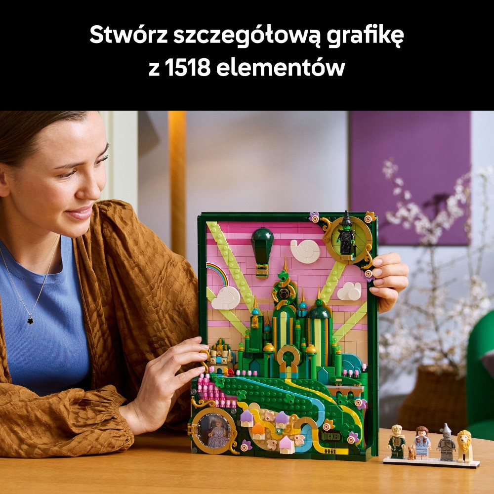 Конструктор LEGO Wicked 75685 Картина «Изумрудный город» — фото 9
