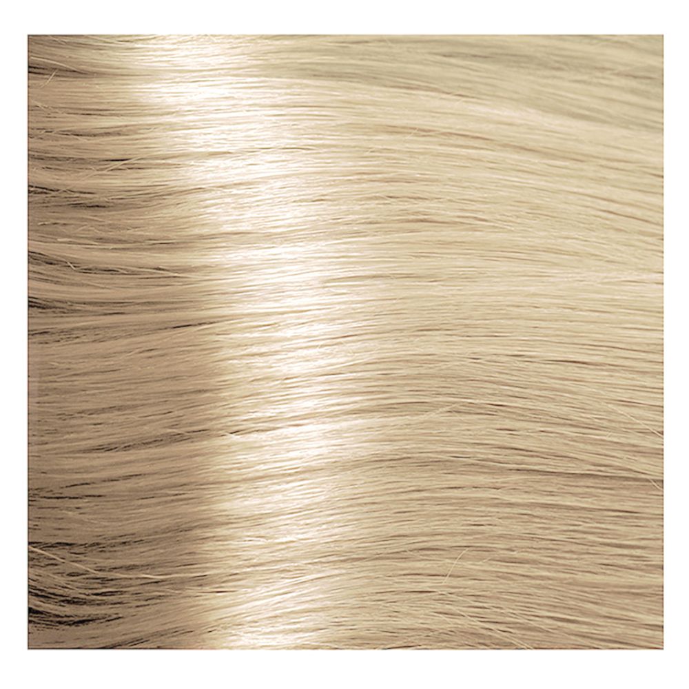 Крем краска для волос с гиалуроновой кислотой Kapous, 100 мл - HY 10.0 Платиновый блондин