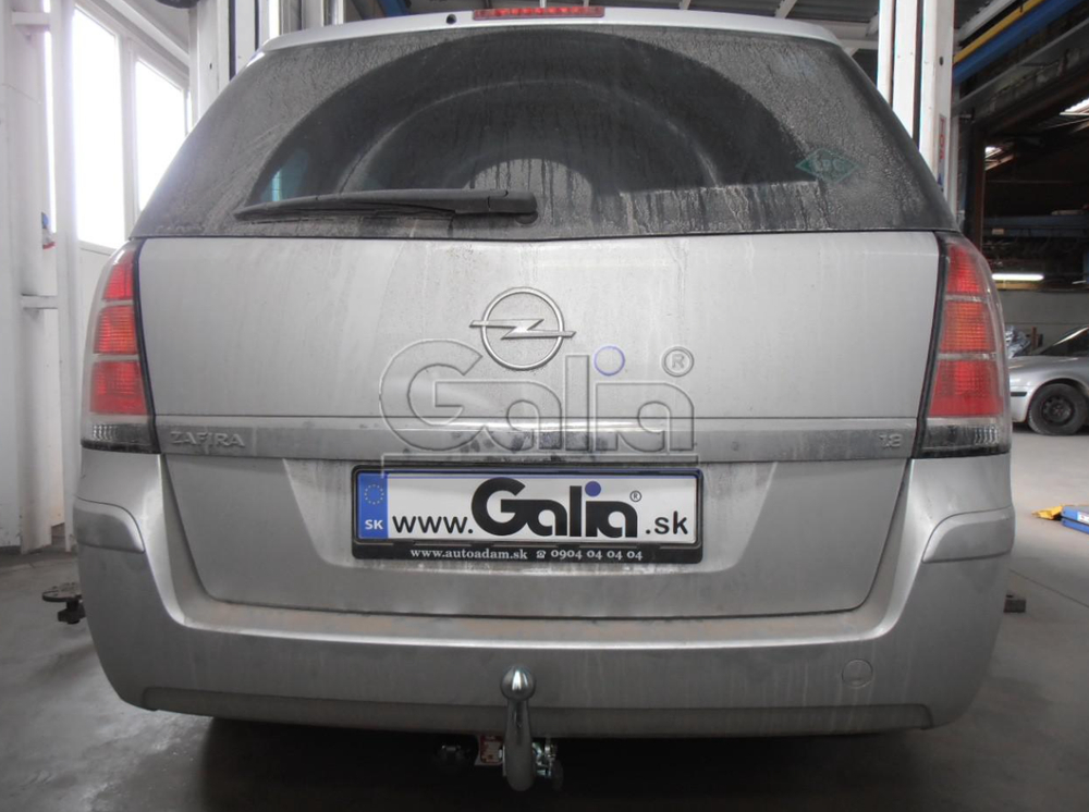 Оцинкованный фаркоп на Opel Zafira B 2005-2012 (без электрики), Galia O052C