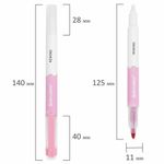 Набор текстовыделителей СТИРАЕМЫХ 4 ЦВЕТА, BRAUBERG "REWIND", двусторонние со стирателем, линия письма 1-4 мм, 152510