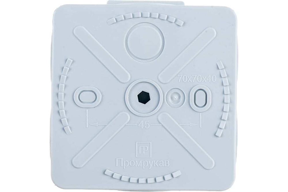 Коробка распаячная 70х70х40  IP55 Промрукав