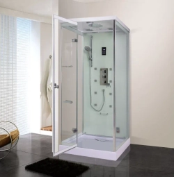 Душевая кабина WeltWasser (ВельтВассер) Maine 90/90 L, с низким поддоном, с электрикой и ГМ, 90x90x220