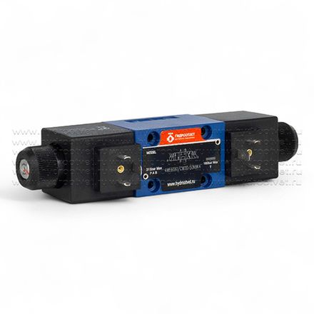 4WE6G61/CW110-50N9K4 - Гидрораспределитель золотниковый Ду 6 с электроуправлением, схема G (64), электроуправление W110, возврат - пружинный