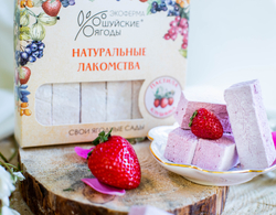 Пастила из натурального клубничного пюре, 300 г