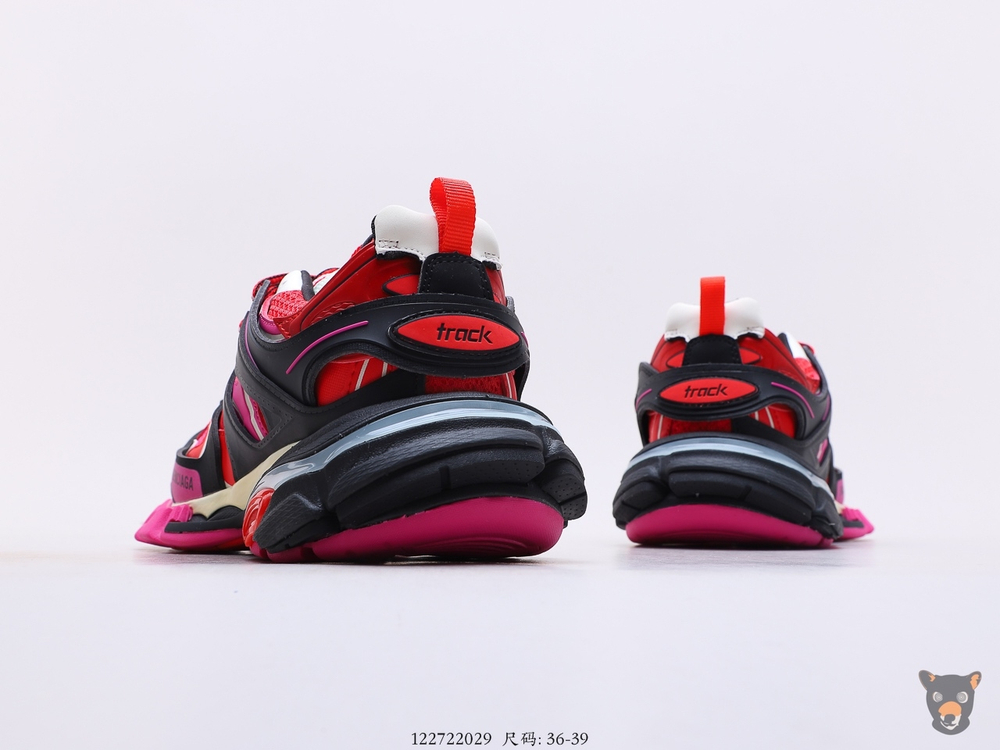 Кроссовки Track Trainers Black/Pink/Red