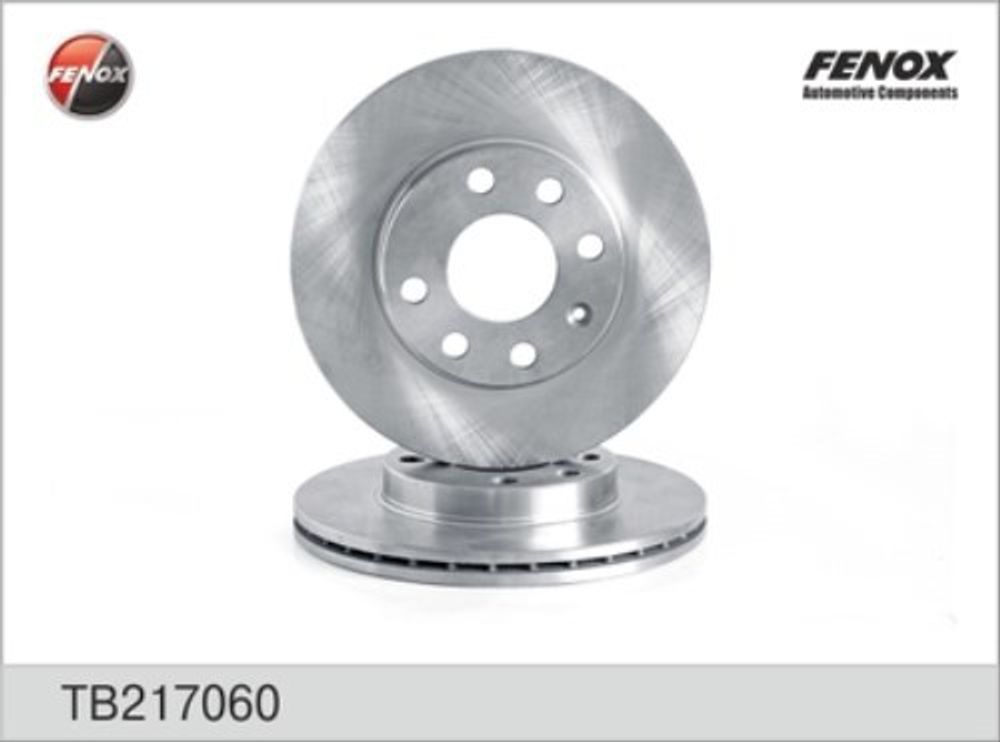 Диск тормозной передний Chevrolet Lanos Daewoo Nexia Espero R13 (FENOX)