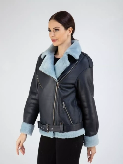 Дубленка авиатор натуральная зимняя