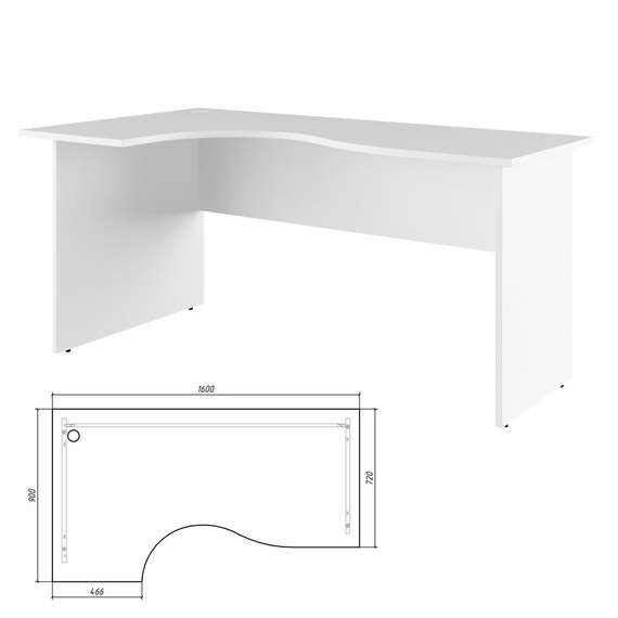 Стол эргономичный левый Trend TRD29625408 140x90x75