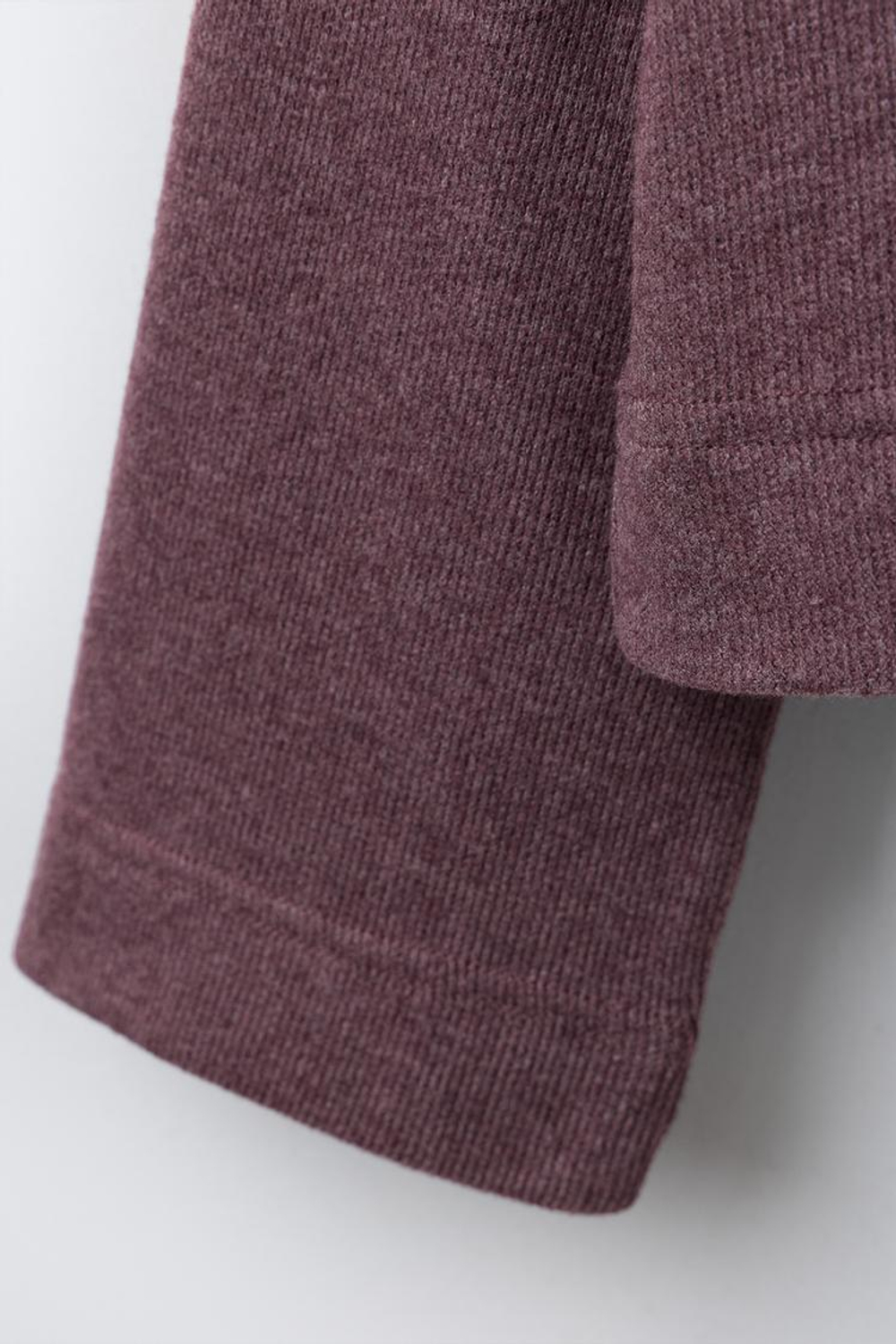 ZARA ЛОНГСЛИВ SOFT TOUCH, БАКЛАЖАННЫЙ