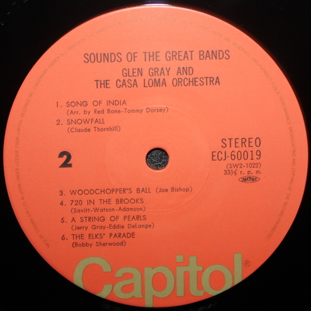 Glen Gray And The Casa Loma Orchestra / Sounds Of The Great Bands! Vol.1 (LP)