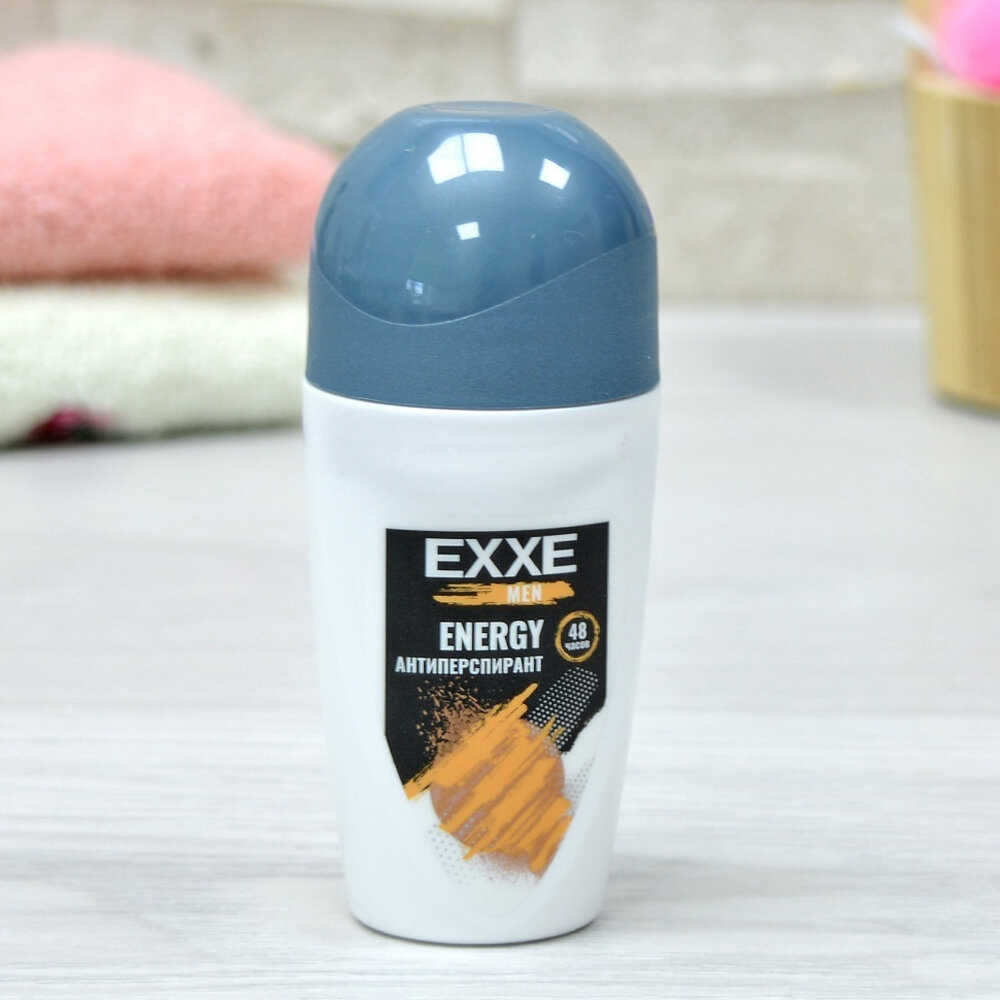 Дезодорант антиперспирант ENERGY, 50мл ролик, EXXE MEN