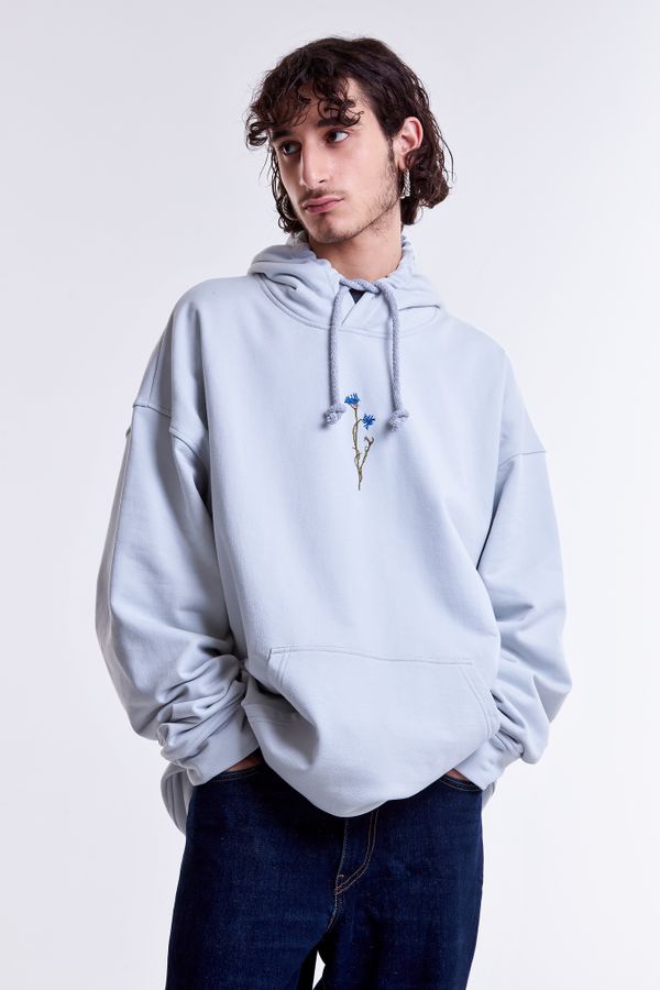 Худи Василек Light серо-голубое - фото 5
