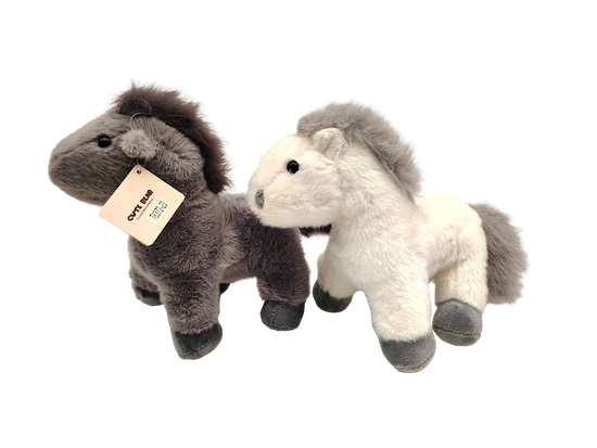 Мягкая игрушка Лошадка в ассорт. 20х20см