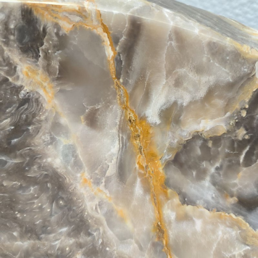 Раковина из оникса Erozy Grey EO-02261 52x39x15 см