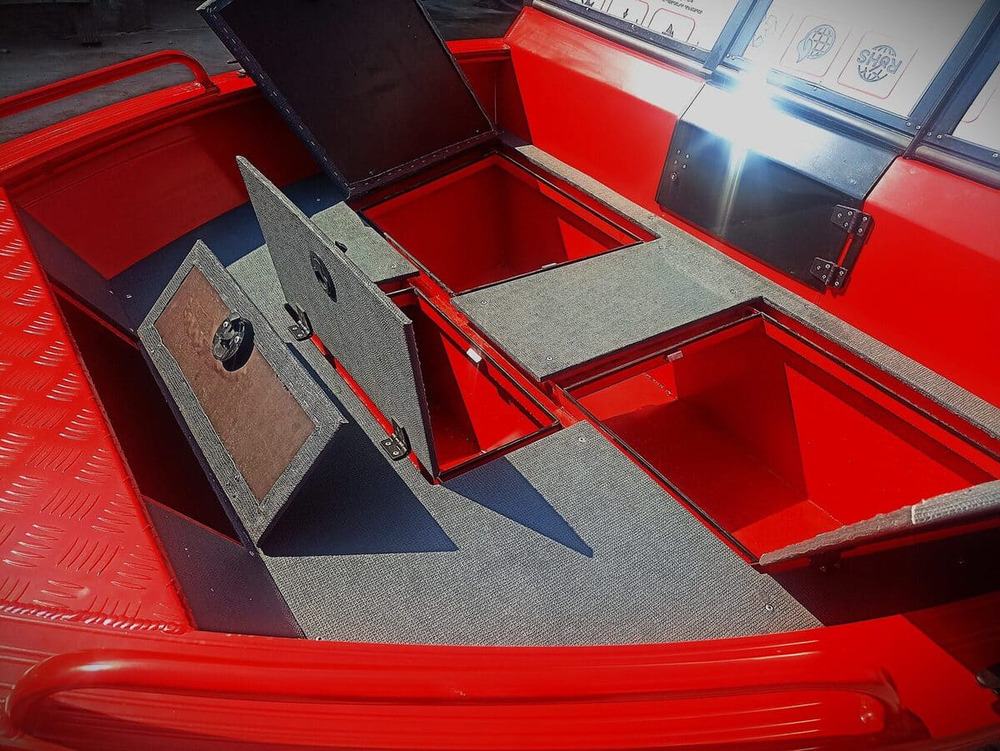 Катер-лодка алюминиевая ALUTON 490Fish