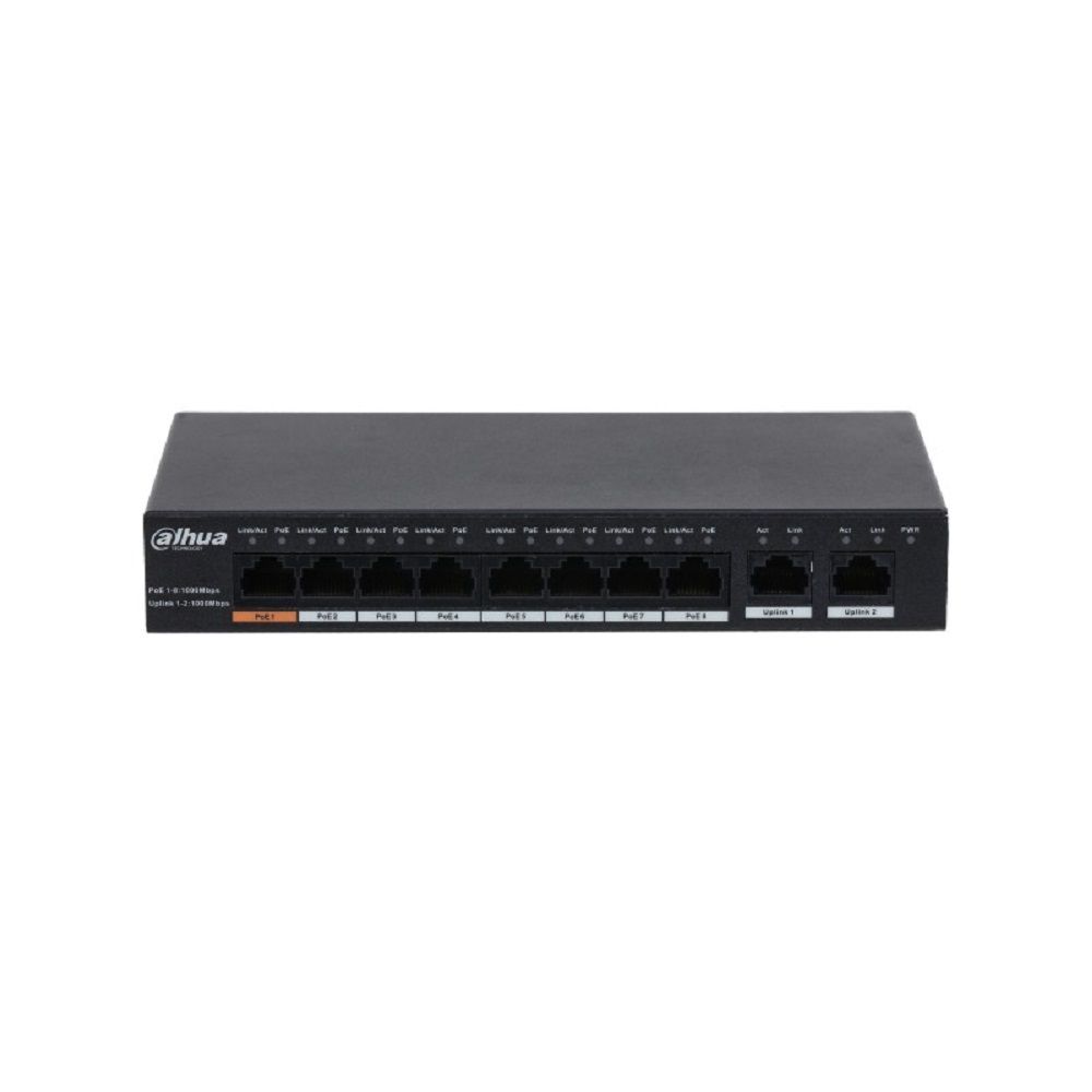 Коммутатор на 10 портов DH-PFS3010-8GT-96