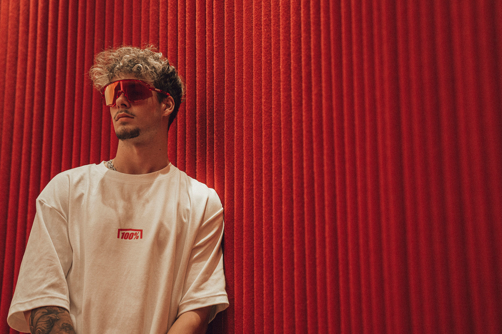 Спортивные очки 100% SLENDALE Campari Translucent Red - HiPER Fire Red Mirror Lens