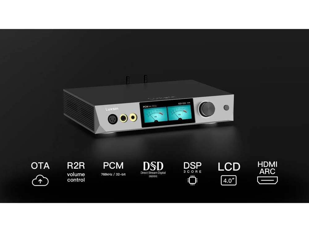 Цифро-аналоговый преобразователь Luxsin Audio X9 Silver