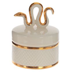 GAEM Шкатулка "Змея", L6 W6 H7,5 см, 2в.