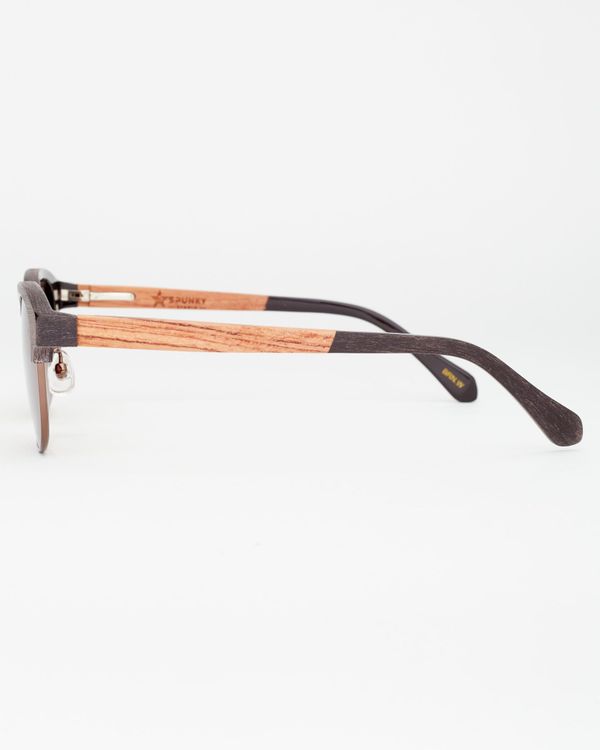 Очки солнцезащитные Teddy 8 brown wood / dark brown - фото 9