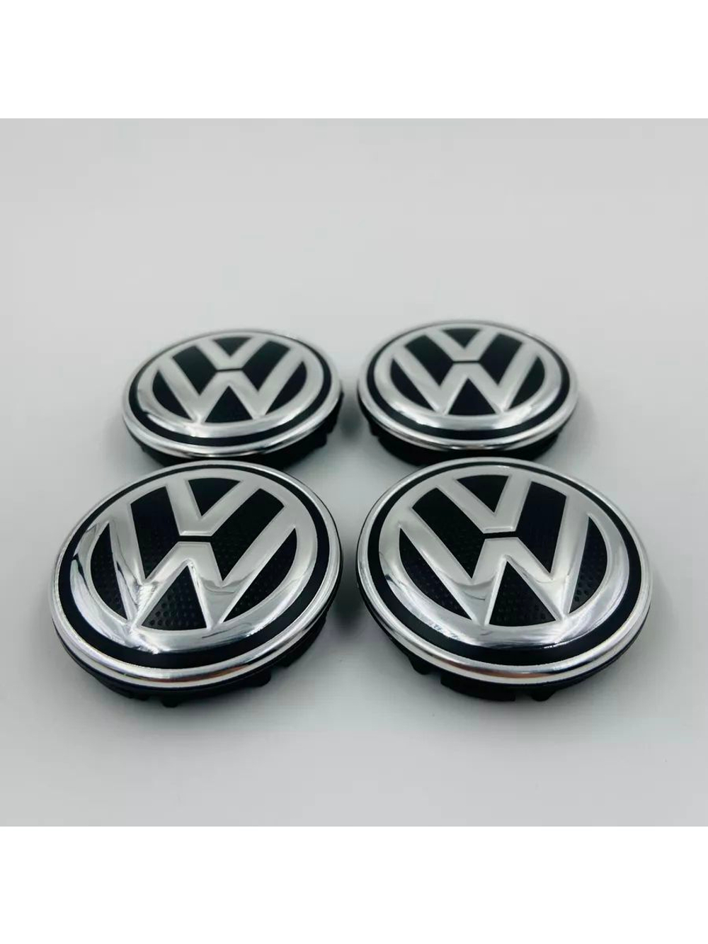 Колпачки на литые диски с эмблемой Volkswagen 56 мм 4 шт