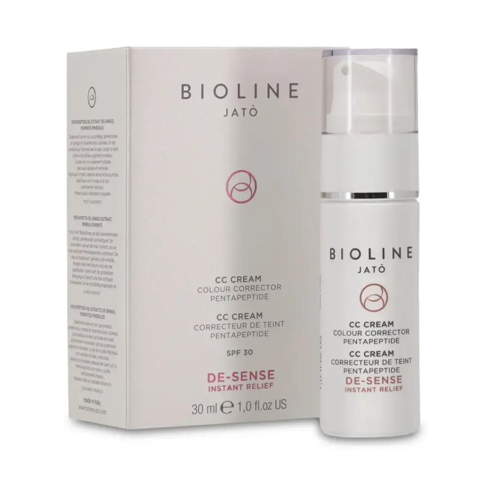 СС-корректирующий крем с spf30 pentapeptide BIOLINE JATO CC Cream Colour Corrector Pentapeptide 30 мл