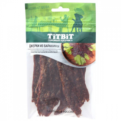 Лакомство TiTBiT Меню от Шефа, Медальоны мясные для собак из Баранины, 80 г х 3 упаковки