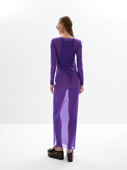 №044 Платье-сетка (фиолетовый)