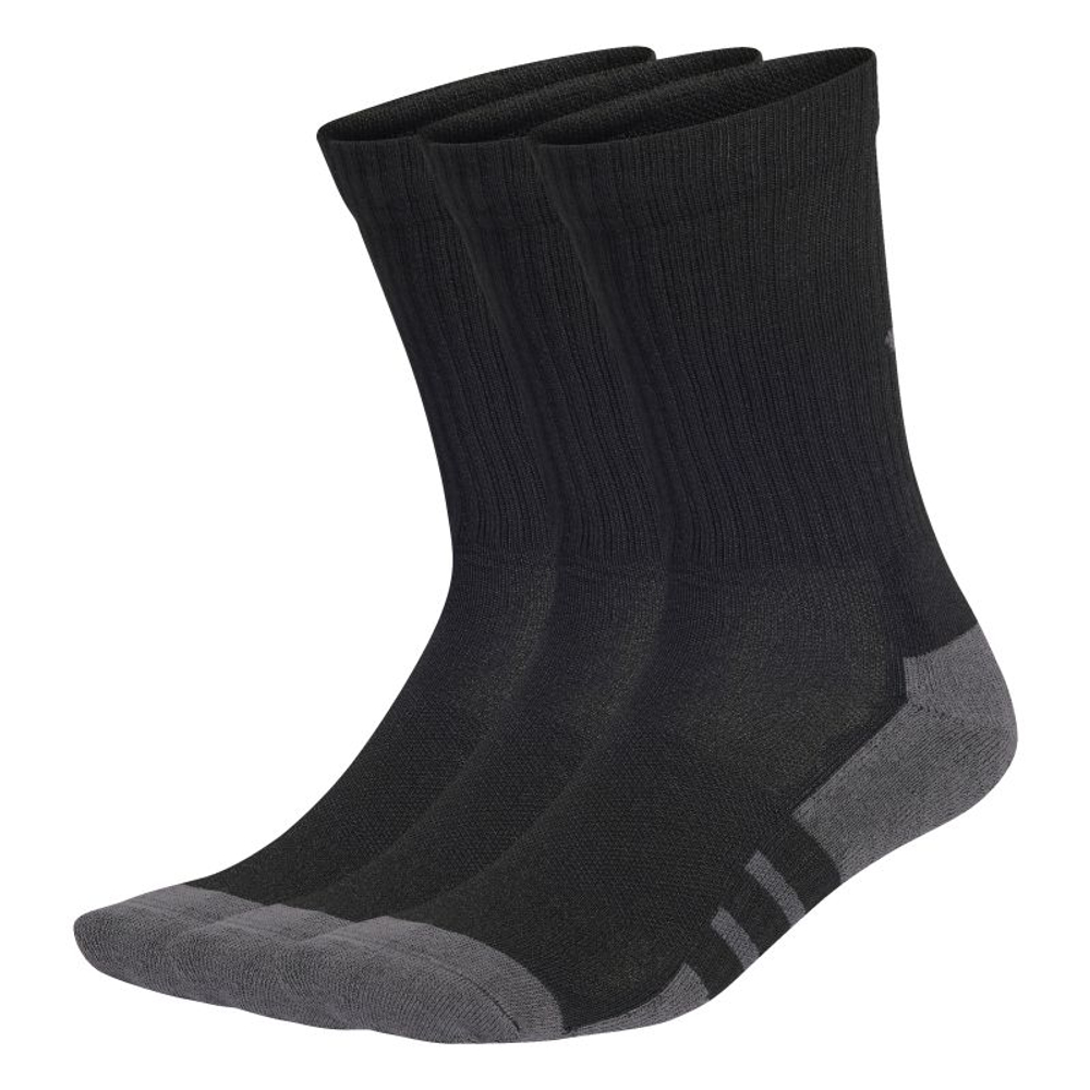 Теннисные носки Adidas Essentials Climacool Cushioned Crew 3P - black/grey six