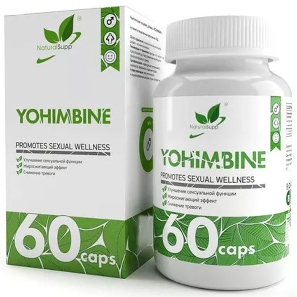 Natural Supp Yohimbine 50 мг. (60 капс.)