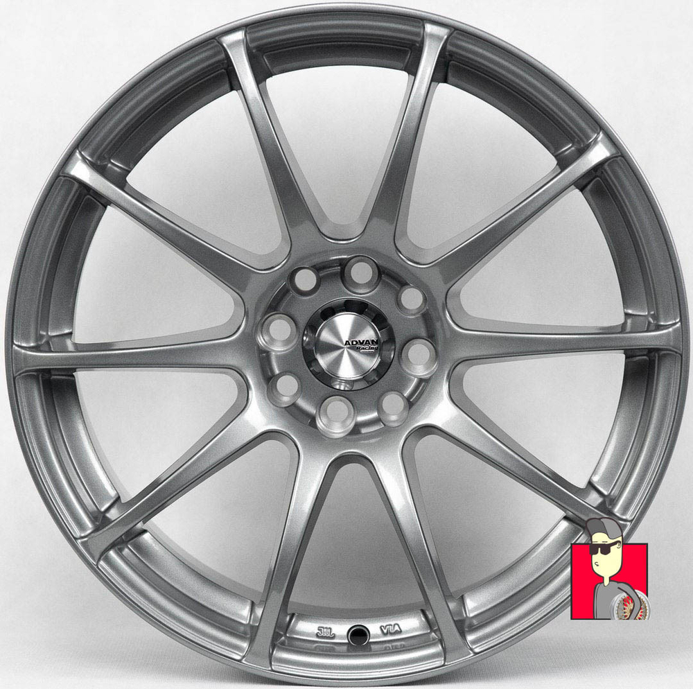 Комплект дисков Advan RS 17x8 et38 4x100/4x108
