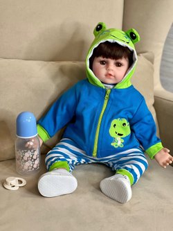 Кукла Реборн мягконабивная 48см в пакете (FA-079A)