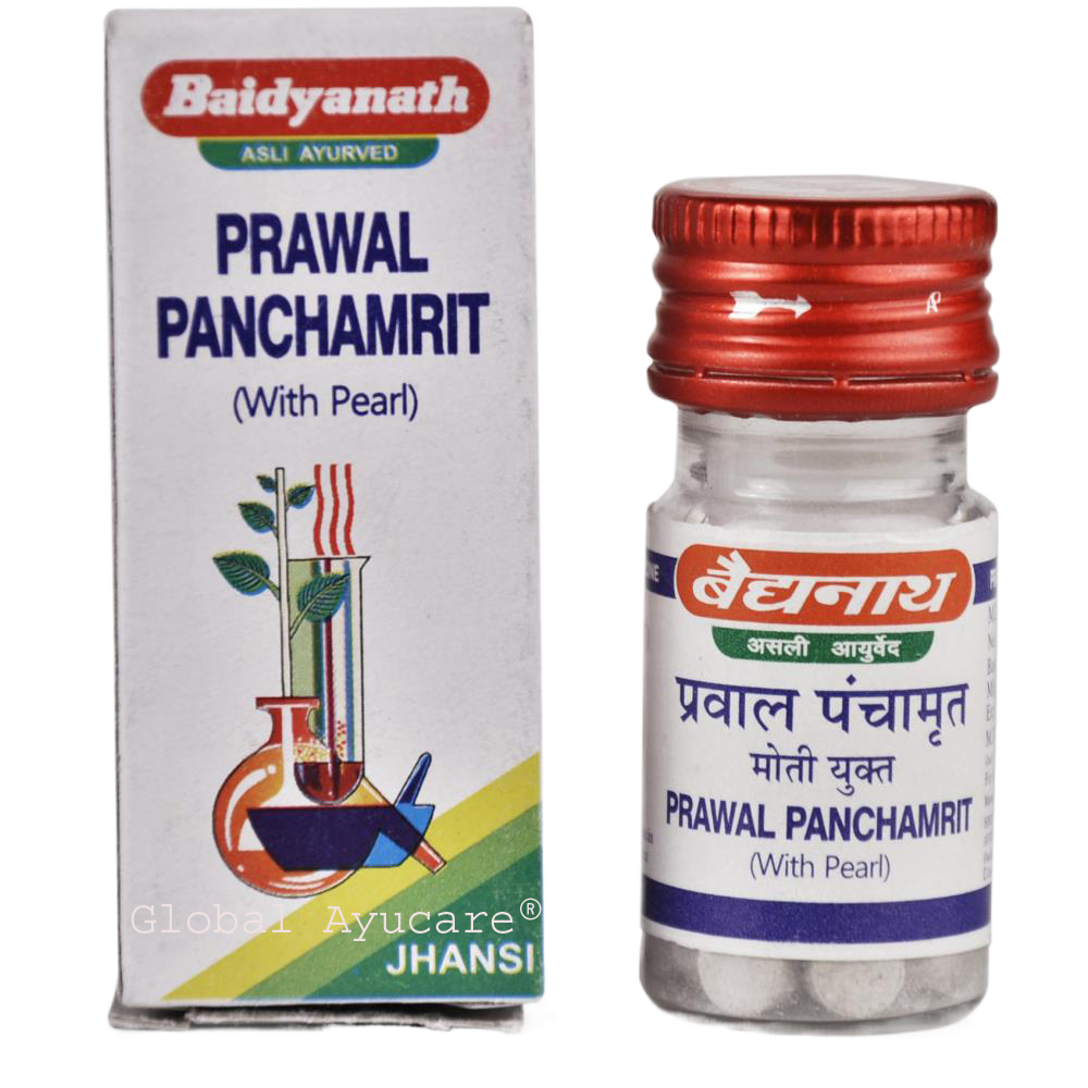 БАД Baidyanath Prawal Panchamrit (with pearl) 10 таб