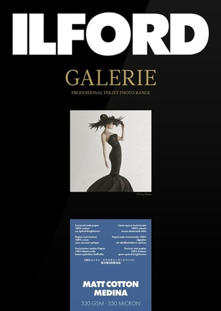 Фотобумага ILFORD Galerie Matt Cotton Medina, 1 рулон, 17" - 43,2cm x 15m (GA6994432016)