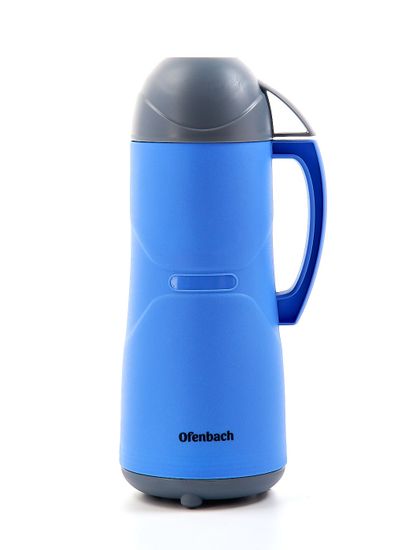 Термос 450 мл. пластиковый со стеклянной колбой Ofenbach NB 101320