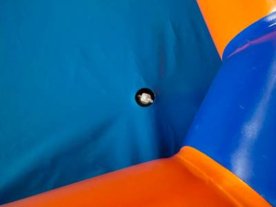 Квадратный надувной бассейн "Зебра" 4*4*0.5 м