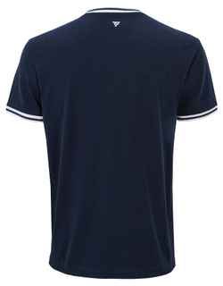 Детская теннисная футболка Tecnifibre Team Stretch Junior - marine