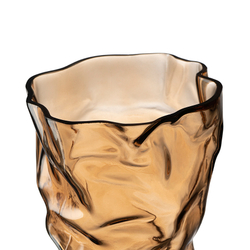 Ваза 32см Bergenson Bjorn Crumpl коричневая