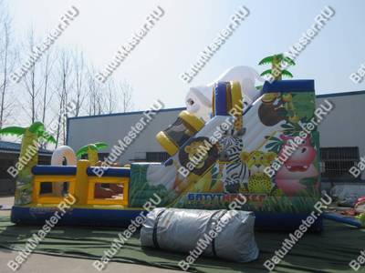 Коммерческий надувной батут "Африканский слоник"