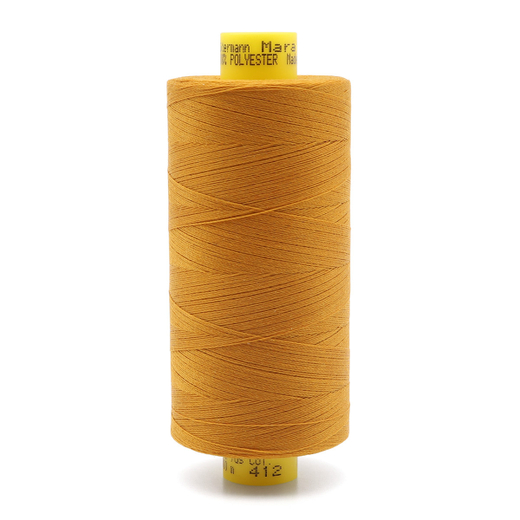 Нитки для отстрочки Gutermann Mara №30, 300м, охра