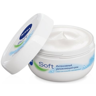 NIVEA SOFTИнтенсивный Увлажняющий крем 100мл,банка