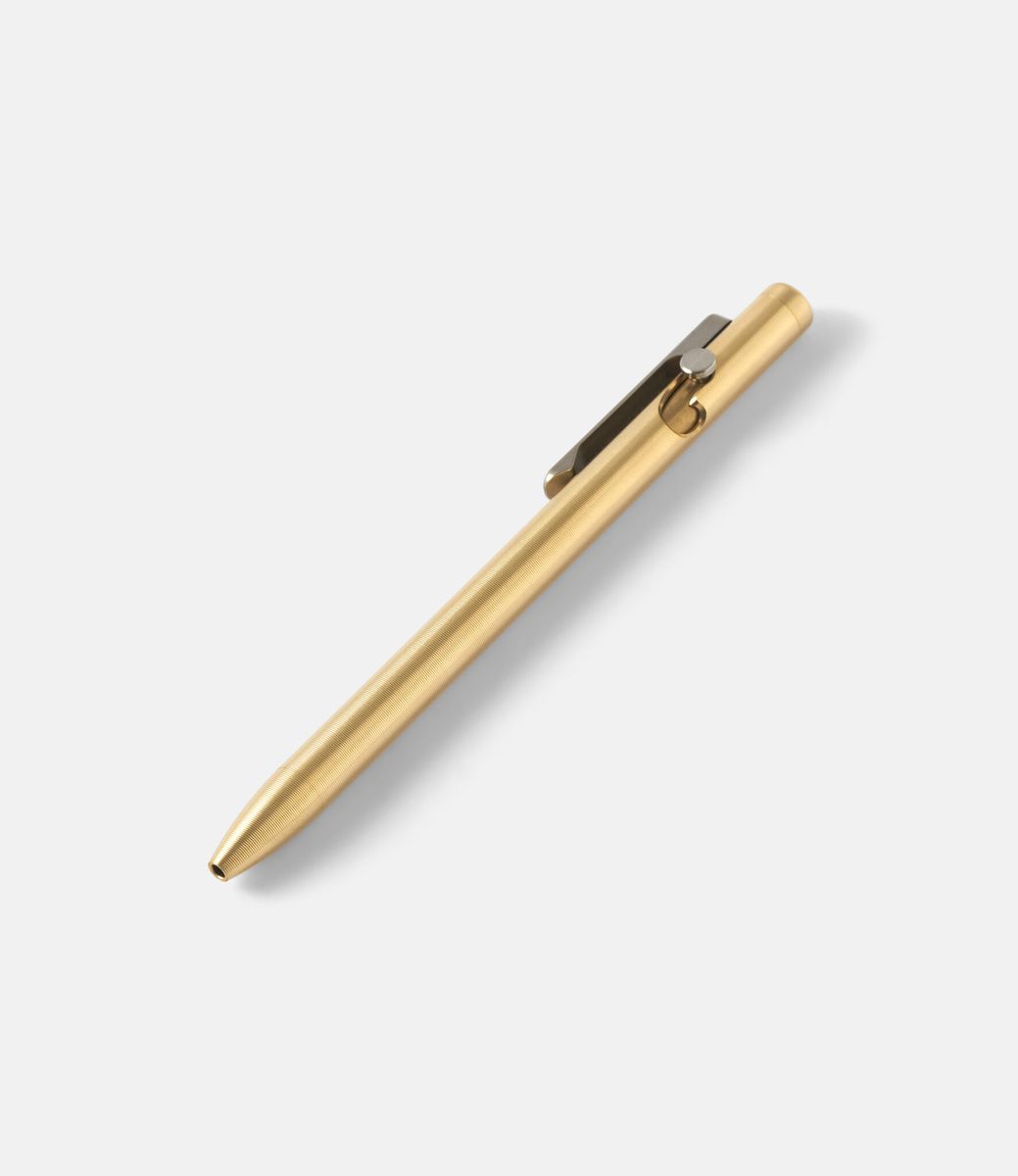 Tactile Turn Slim Bolt Action Pen Bronze — ручка из бронзы