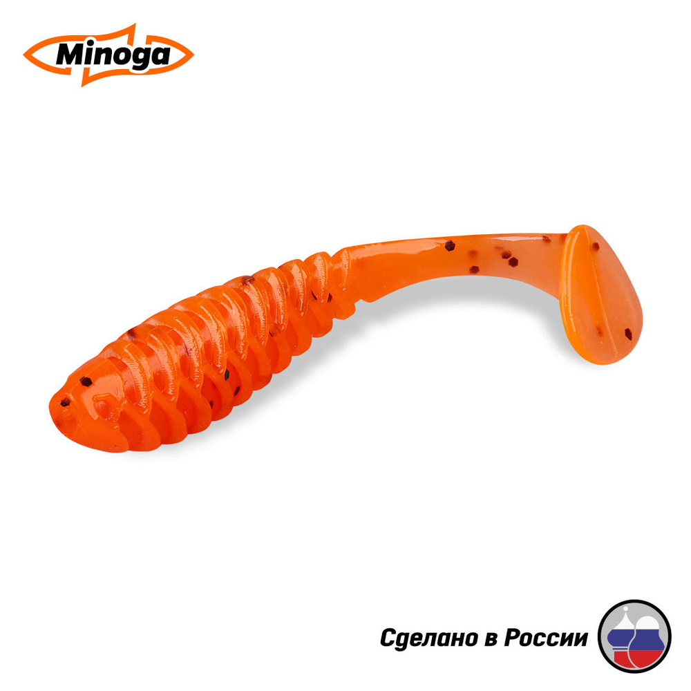 Силиконовая приманка "Minoga" COOPER 4,0"(4шт) 100мм, 6,1гр, цвет 023