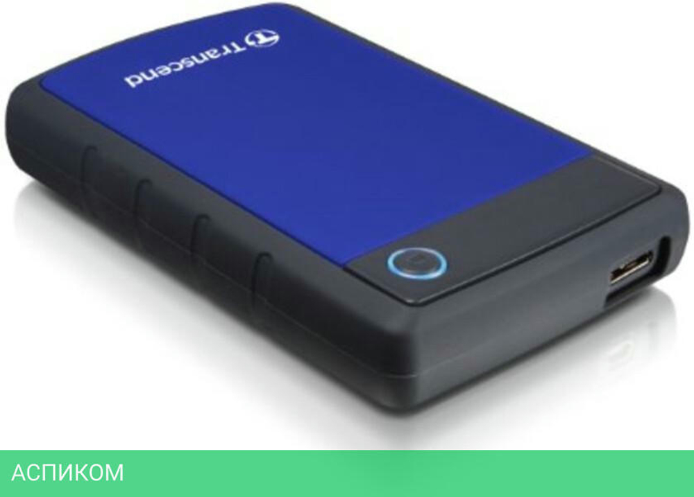 Внешний накопитель Transcend StoreJet 25H3B 2TB синий (TS2TSJ25H3B)