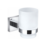 Стакан для зубных щеток с держателем WONZON & WOGHAND POLO, Хром (WW-8921)