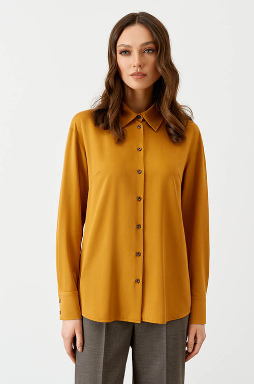 22722 Блузка женская (охра)