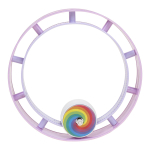 Колесо заводное бегущ. Радуга, в ассорт.блист GS-3367